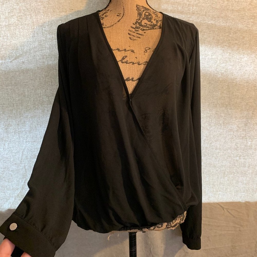 Forever 21 Plus Sheer Cropped Blouse